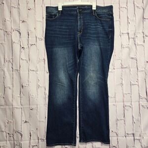 Old Navy Women's Boot Cut Jeans - Dark Blue